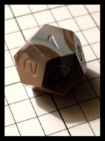 Dice : Dice - DM Collection - Armory Change Over Dice 12D Brown and Gray - Ebay Feb 2012